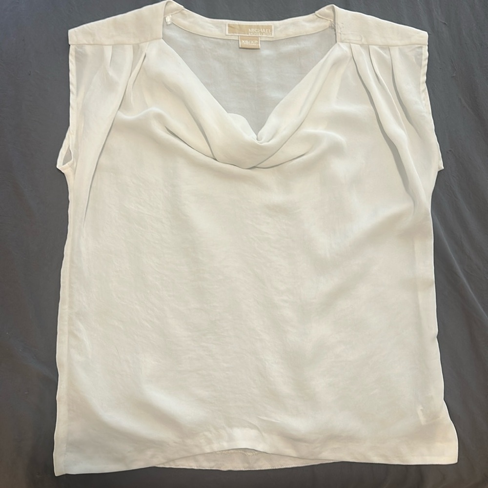 Michael Kors flowy white blouse